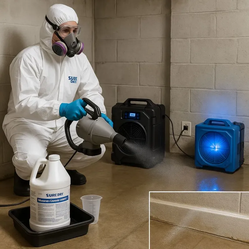 Sanitization and Odor Removal process in Putnam, CT